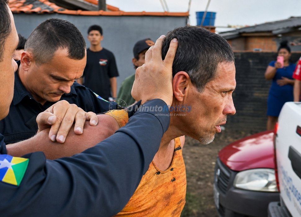 Imagem mostra Alessandro, acusado de matara mulher de 49 anos ao incendiar residência de Cacoal