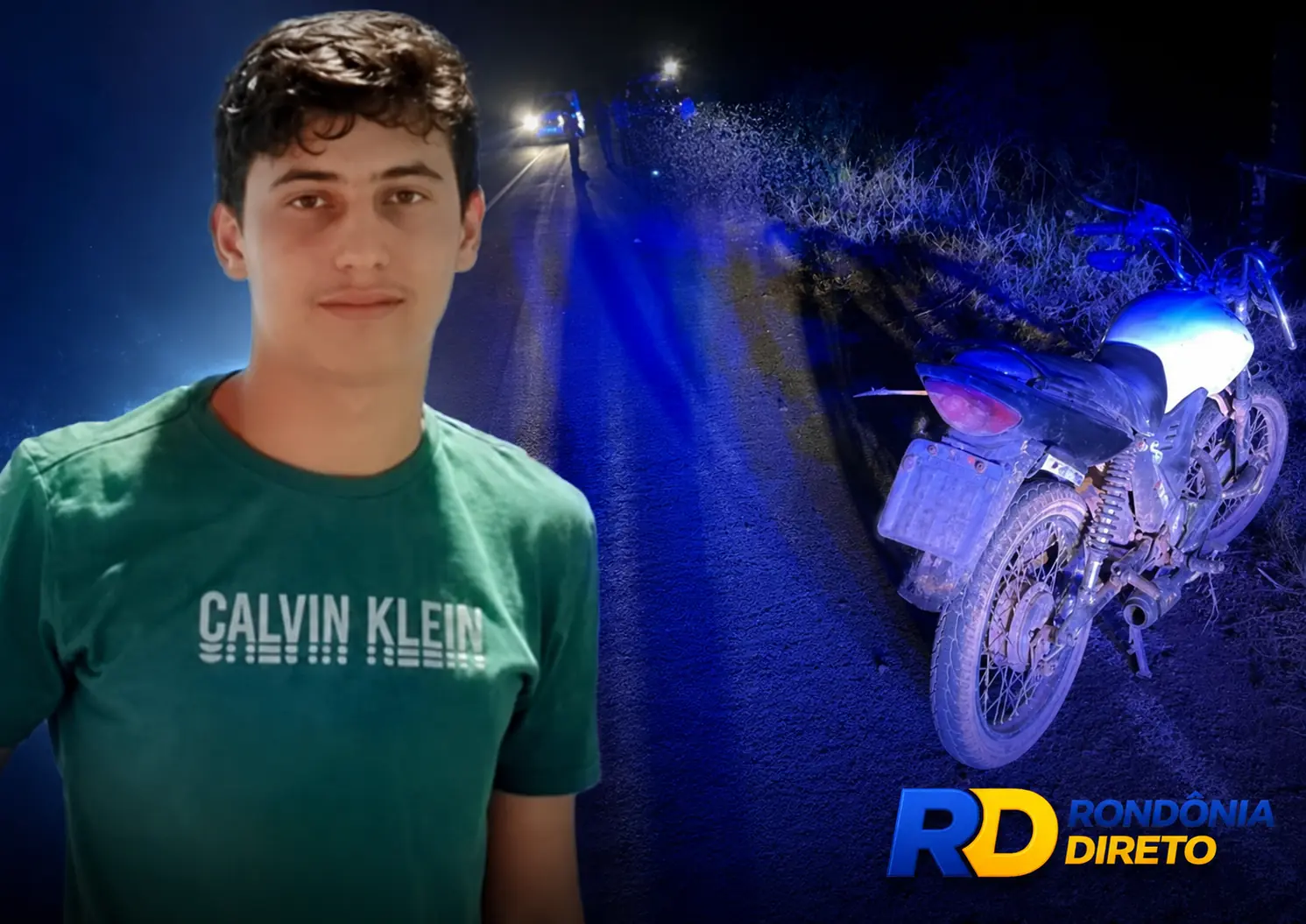 Jovem de 19 anos morre após queda de motocicleta na RO-494, em Primavera de Rondônia