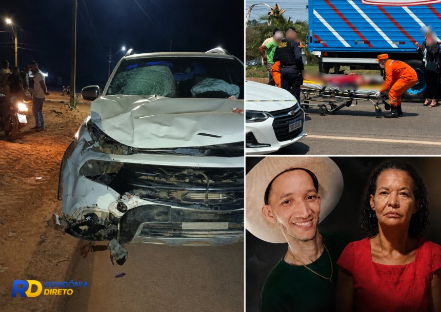 Tragédia: tia e sobrinho morrem após acidentes em Jaru; mulher faleceu em Porto Velho