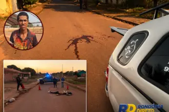 Homem encontrado morto marcas tiros — Identificado: Homem é encontrado morto com marcas de tiros na Avenida Maringá, em