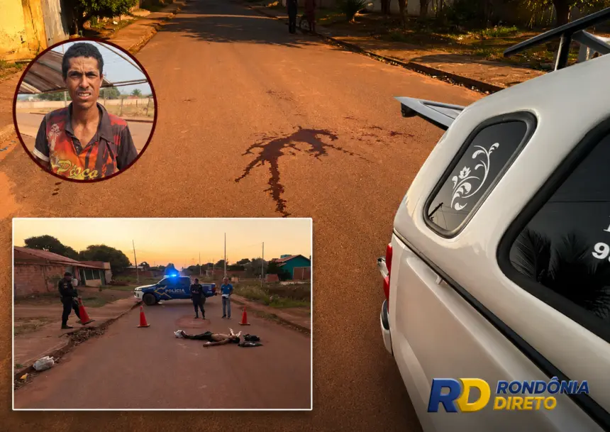 Homem encontrado morto marcas tiros — Identificado: Homem é encontrado morto com marcas de tiros na Avenida Maringá, em
