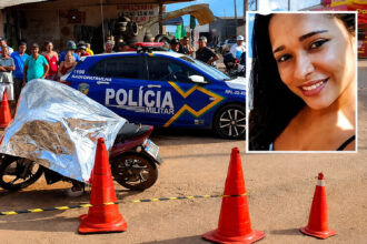 Registros em vídeo revelam que condutora sofreu impacto de veículo antes de falecer no bairro JK