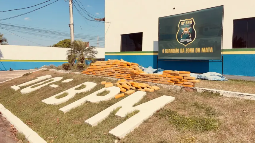 maconha - Morador de Seringueiras é preso em Rolim de Moura transportando 400kg de maconha e cocaína