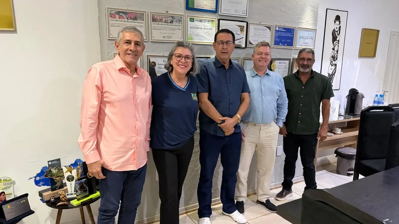 Prefeitura: Aldo Júlio recebe especialista e avança em projeto de inovação para Rolim de Moura