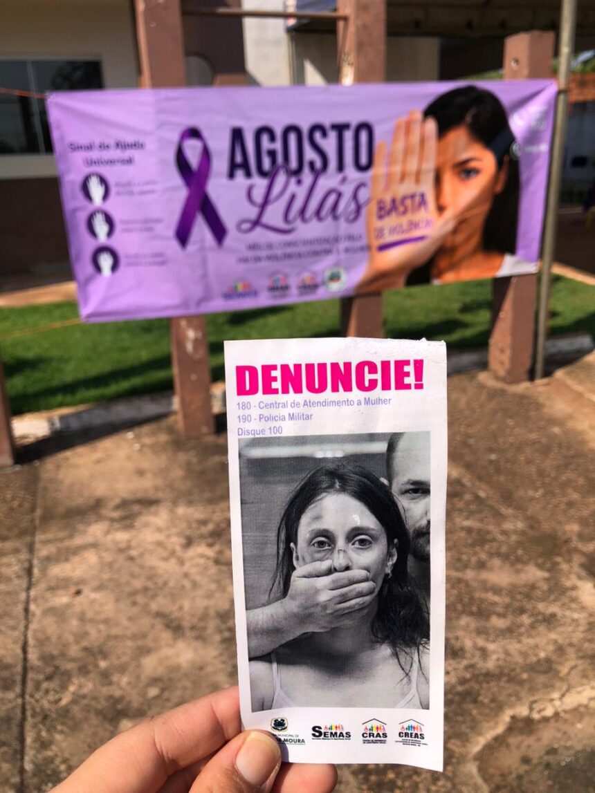 Tenda Lilás leva prevenção à violência contra a mulher ao distrito Nova Estrela