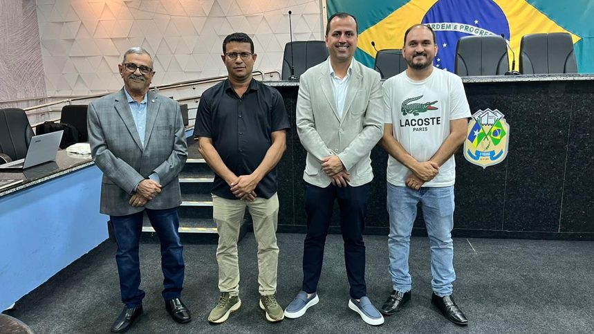 Presidente do Rolim de Moura e Secretário de Esportes de Alta Floresta participam de workshop da FFER e CBF em Ji-Paraná
