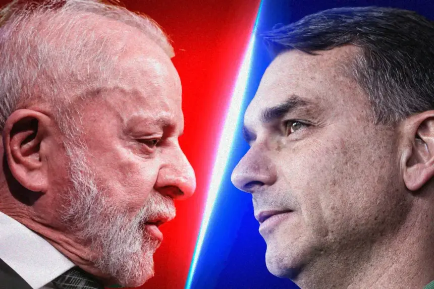 Flávio Bolsonaro e Lula empatam em SP com 30% no 1º turno, diz Quaest