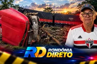 Pioneiro e motorista de Jaru morre após carreta tombar na BR-364 entre Candeias do Jamari e Itapuã do Oeste
