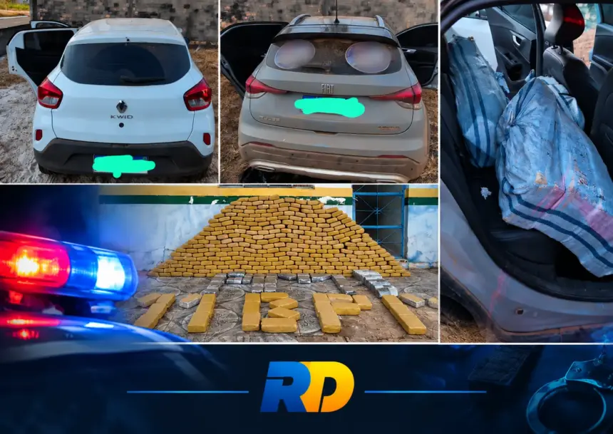 Polícia Militar apreende cerca de 340 quilos de skunk na BR-429, em Seringueiras; dois são presos