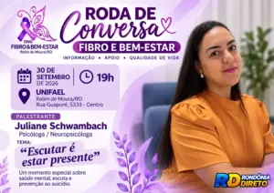 Roda de Conversa sobre fibromialgia e saúde mental será realizada em Rolim de Moura