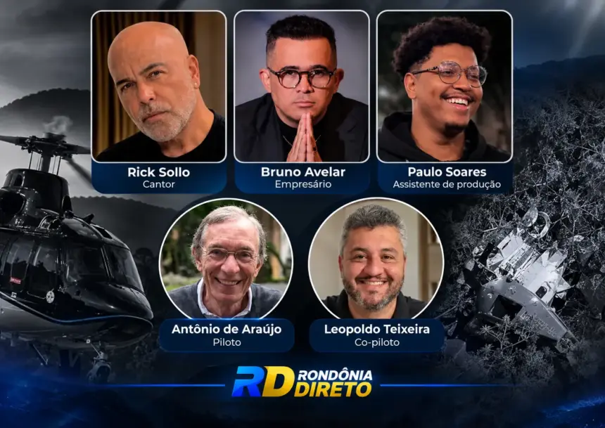 Identificados - Corpos de Rick e outras quatro vítimas de queda de helicóptero são resgatados em SC