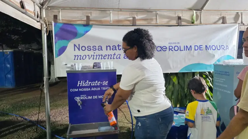 Águas de Rolim de Moura oferece ponto de hidratação e atividades infantis durante desfile de 7 de Setembro