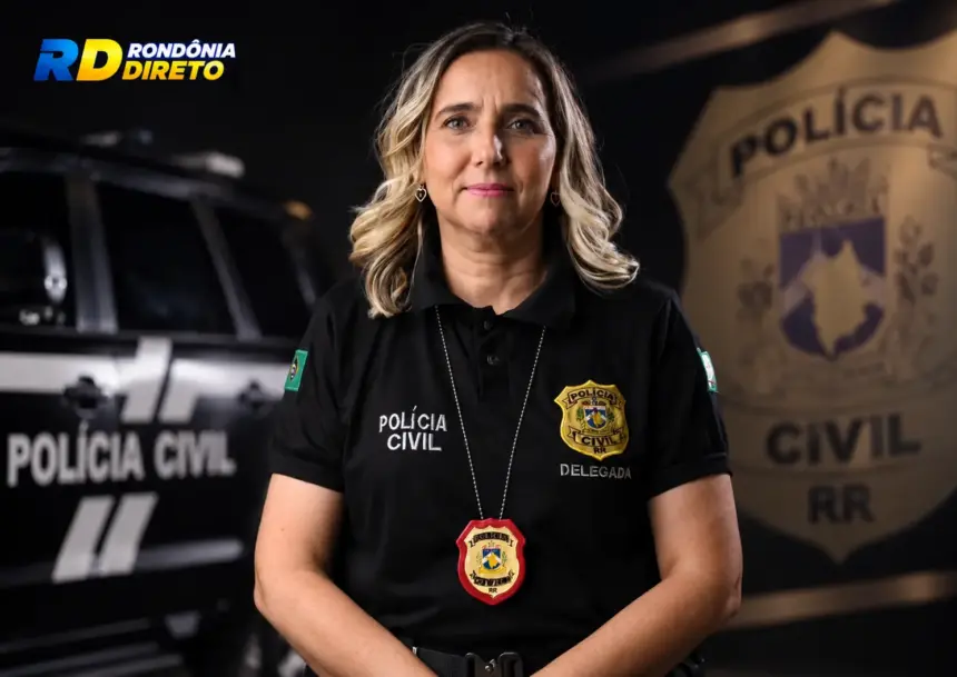 Com trajetória ligada a Santa Luzia d’Oeste, Simone Arruda comanda Polícia Civil de Roraima