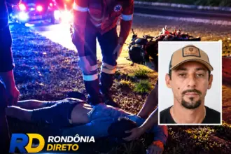 Motociclista morre após colisão frontal com caminhonete em Ouro Preto do Oeste