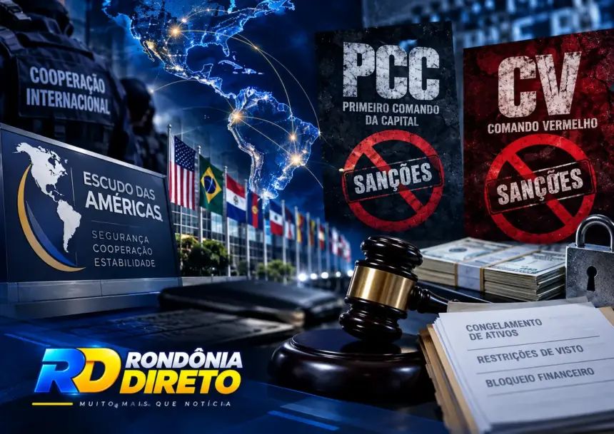 PCC e Comando Vermelho entram na mira de sanções do Escudo das Américas lidero pelos EUA