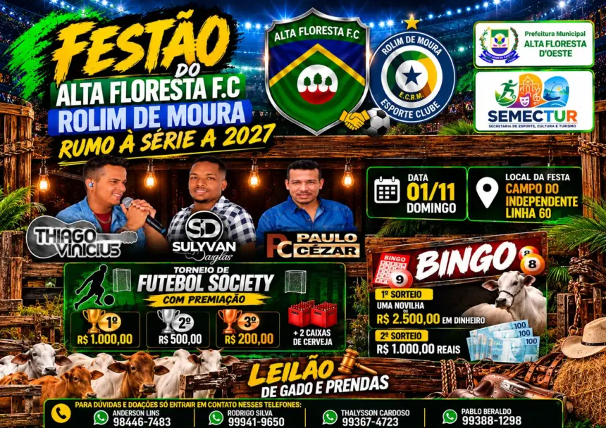 Festão do Rolim de Moura Alta Floresta