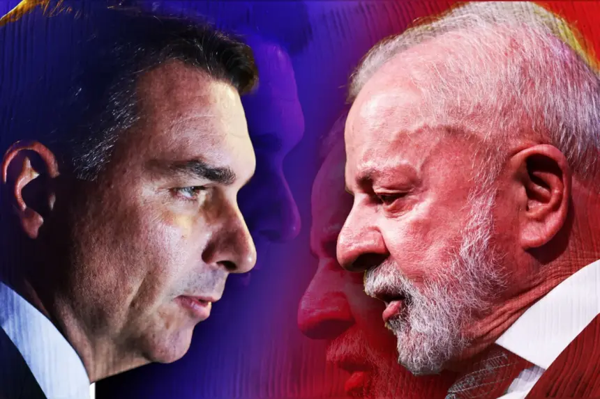 AtlasIntel/Bloomberg: Flávio Bolsonaro tem 46,4% e Lula 46,2% em cenário de segundo turno