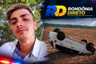 Jovem de 26 anos morre após carro capotar na RO-370 entre Corumbiara e Cerejeiras