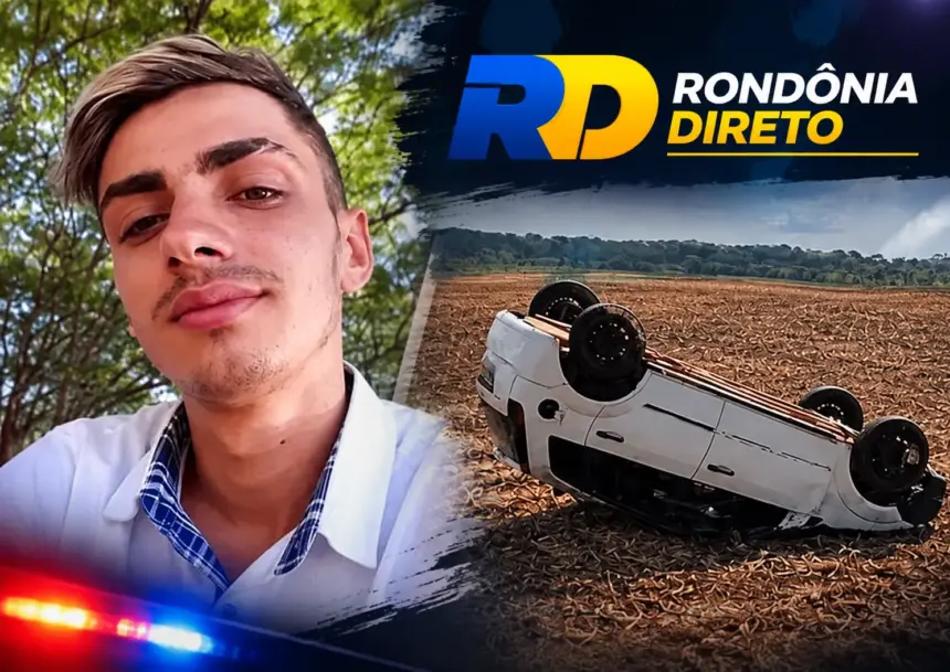 Jovem de 26 anos morre após carro capotar na RO-370 entre Corumbiara e Cerejeiras