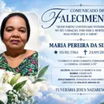 Nota de pesar pelo falecimento da rolimourense Maria Pereira da Silva