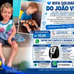 Família de São Miguel do Guaporé faz rifa para ajudar menino de 5 anos que precisa continuar tratamento em Brasília; saiba