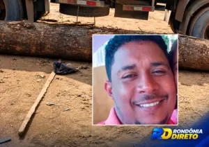 Motorista de caminhão morre atingido por tora de madeira durante descarga em serraria de Cujubim