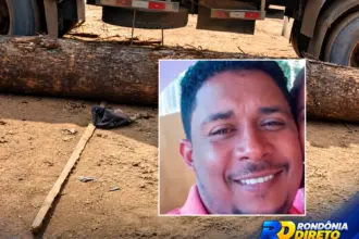 Motorista de caminhão morre atingido por tora de madeira durante descarga em serraria de Cujubim