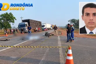 Jovem de 22 anos morre após moto atingir cavalo na BR-364 em Ariquemes