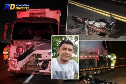 Ex-morador de Jaru morre após colisão entre motocicleta e caminhão na BR-163 em Mato Grosso