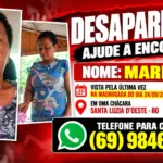 Família procura por Marinalva, desaparecida após ser vista em chácara de Santa Luzia D’Oeste