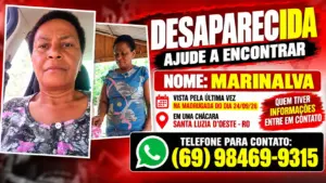 Família procura por Marinalva, desaparecida após ser vista em chácara de Santa Luzia D’Oeste