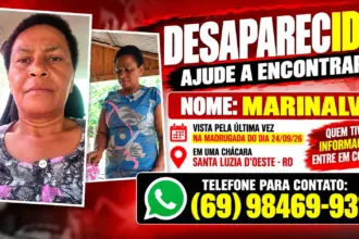 Família procura por Marinalva, desaparecida após ser vista em chácara de Santa Luzia D’Oeste