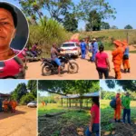 Atualização – Bombeiros usam cães em buscas por Marinalva na mata neste domingo em Santa Luzia D’Oeste