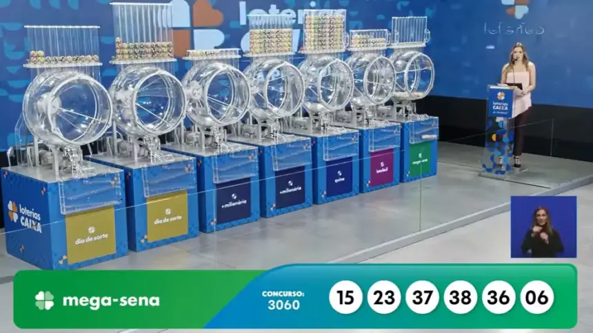 Mega-Sena acumula e prêmio sobe para R$ 32 milhões; veja números sorteados