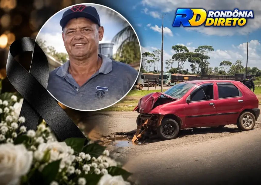 Moacir Ritter, ex-morador de Cerejeiras, morre em acidente na BR-364 próximo à divisa de Rondônia com Mato Grosso