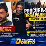 Família continua buscas por Vantuir, desaparecido há mais de um mês em Rolim de Moura