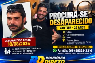 Família continua buscas por Vantuir, desaparecido há mais de um mês em Rolim de Moura