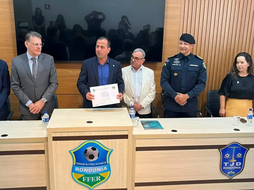 FFER reúne ações sociais, STJD e capacitação em semana movimentada no futebol de Rondônia