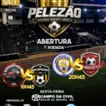 Campeonato Pelezão 2026 começa nesta sexta com rodada dupla no Campo da Civil em Rolim de Moura