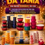Bingo da Tânia acontece neste domingo com prêmios em Tupperware e rodada final de um salário mínimo
