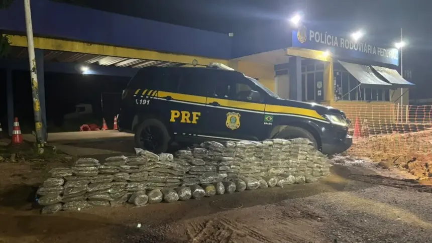 PRF apreende mais de 200 kg de “supermaconha” na BR-364 em Porto Velho