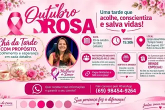 Outubro Rosa: Mulheres de Lenço promove tarde especial de acolhimento, informação e conscientização em Rolim de Moura
