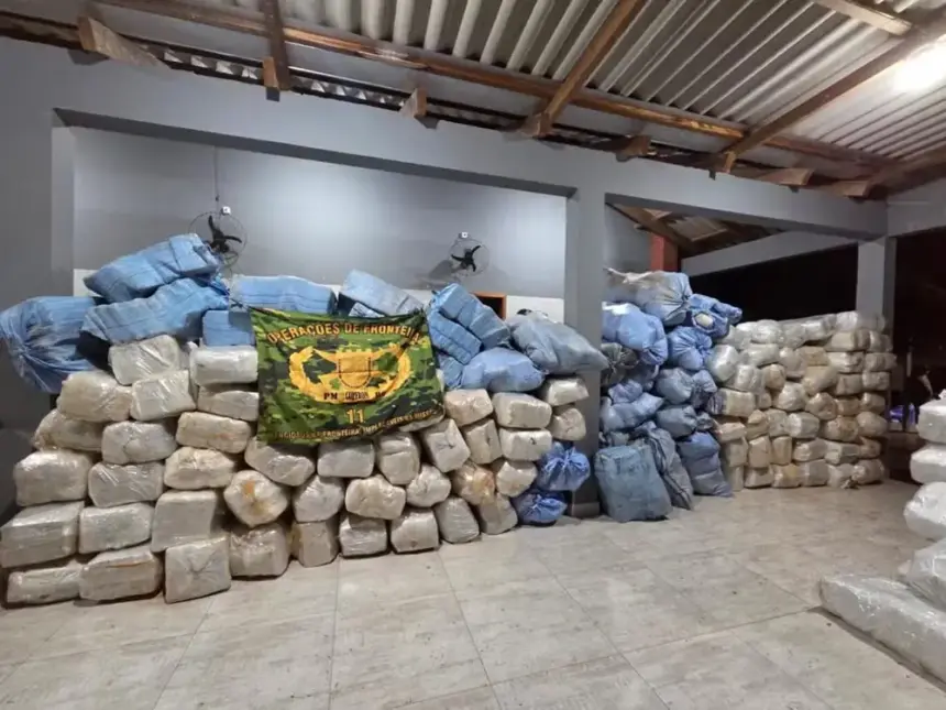 Operação apreende 3,6 toneladas de drogas avaliadas em mais de R$ 60 milhões em Monte Negro