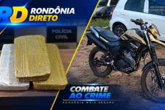 Homem é preso com três quilos de droga após tentar fugir da PM em Nova Estrela