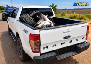 Homem é preso na BR-429 com moto furtada e diz que comprou veículo em Rolim de Moura por R$ 4 mil