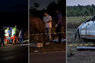 S10 capota várias vezes em curva e deixa dois homens mortos na Curva da Geracina