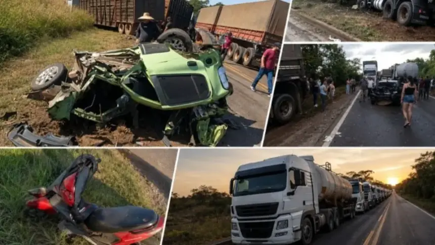 BR-364 registra 895 acidentes e 53 mortes em sete meses enquanto motoristas já pagam sete pedágios em Rondônia