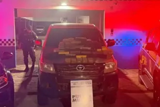 Polícia apreende 43 quilos de drogas que teriam saído de Rondônia em caminhonete com placas adulteradas em Mato Grosso