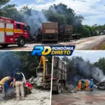 ATUALIZAÇÃO: Motorista morre e outro fica ferido após colisão frontal na BR-364 entre Pimenta Bueno e Vilhena