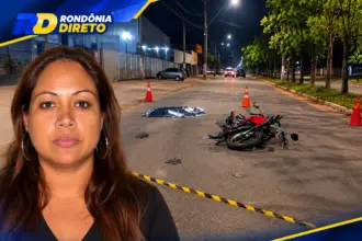 Mulher de 47 anos morre após cair de motocicleta na avenida Mamoré, em Porto Velho